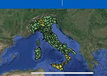 Allerta meteo 20 giugno 2025 (Foto: Protezione Civile)