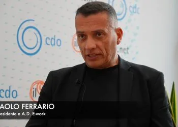 Paolo Ferrario, Presidente ed Amministratore Delegato di E-work