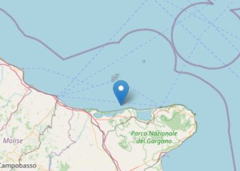 Terremoto Costa Garganica 20 giugno 2025 (Foto INGV)