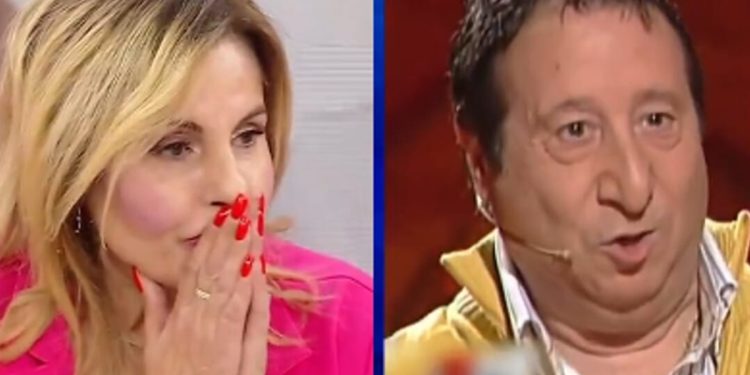 Alvaro Vitali e la moglie Stefania Corona