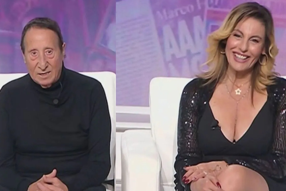 Alvaro Vitali e la moglie Stefania Corona