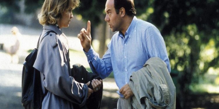 Margherita Buy e Carlo Verdone in una scena del film su Rete 4 (Foto Web)