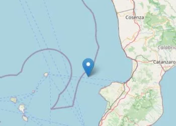 Terremoto costa calabra sud-occidentale 21 giugno 2025 (Foto INGV)