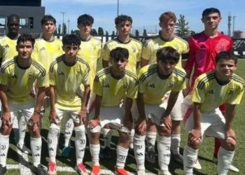 La Juventus U16 in campo (da Facebook)