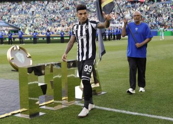 Igor Jesus con il Botafogo al Mondiale per Club (Foto ANsA)