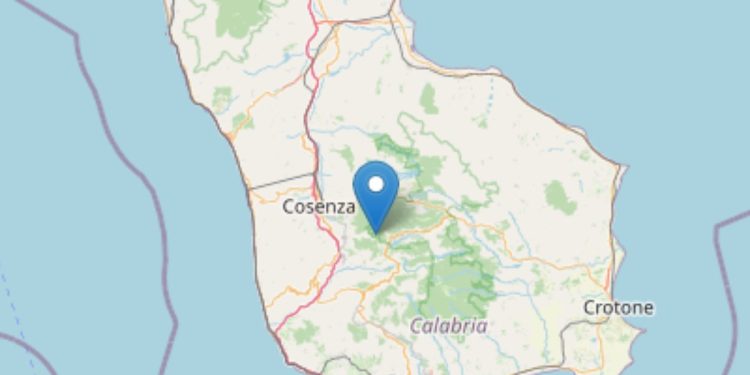 Terremoto Aprigliano 23 giugno 2025 (Foto INGV)