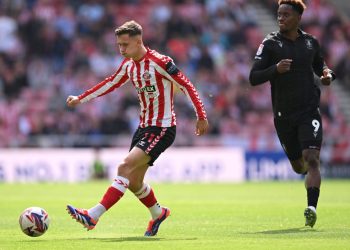 Chris Rigg in azione con il Sunderland (da Facebook)