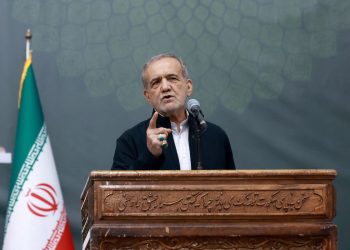 Il presidente dell'Iran Masoud Pezeshkian