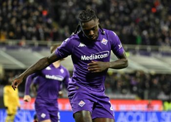 Moise Kean con la maglia della Fiorentina (Foto: Web)