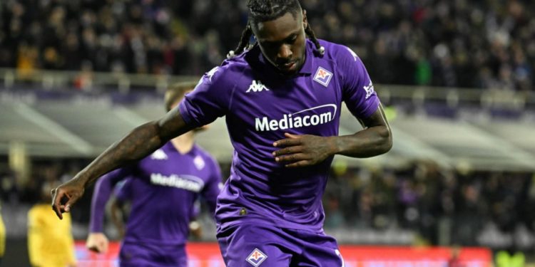 Moise Kean con la maglia della Fiorentina (Foto: Web)