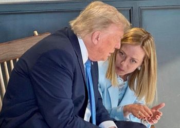 Meloni con Trump