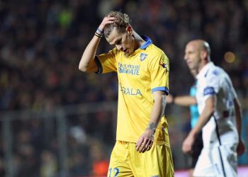 Samuele Longo ai tempi del Frosinone (Foto ANSA)