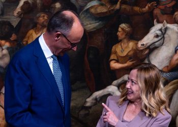 Friedrich Merz e Giorgia Meloni