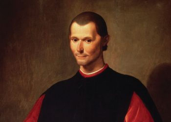 Santi di Tito, "Niccolò Machiavelli" (ritratto postumo, 1550-1600, particolare)