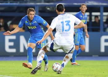 Ola Solbakken con la maglia dell'Empoli (Foto ANSA)