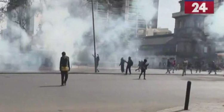 Proteste Kenya (foto: TGCOM24)