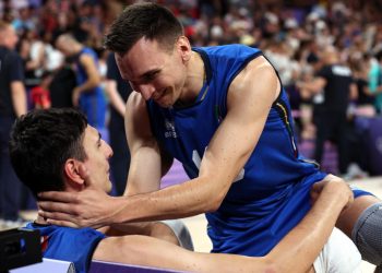 Michieletto e Romanò, Italia volley (Ansa)