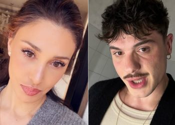 Belen Rodriguez e Olly (Instagram)