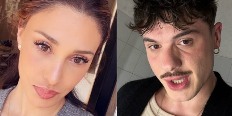 Belen Rodriguez e Olly (Instagram)