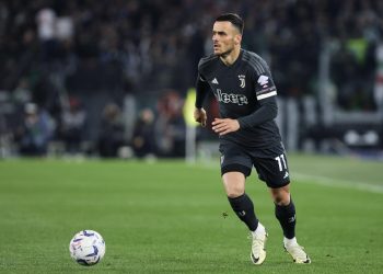 Filip Kostic con la maglia della Juventus (Foto ANSA)