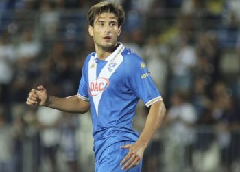 Gennaro Borrelli con la maglia del Brescia (da Facebook)