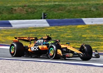 Lando Norris, qui nel corso del Gp Austria di Formula 1 (Foto ANSA)
