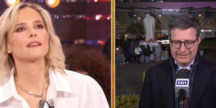 Francesca Fialdini a Da noi a ruota libera (Foto: Screen)