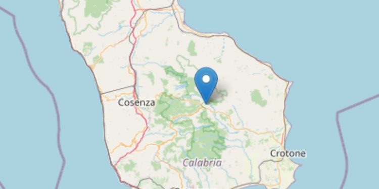 Terremoto San Giovanni in Fiore 30 giugno 2025 (Foto: INGV)