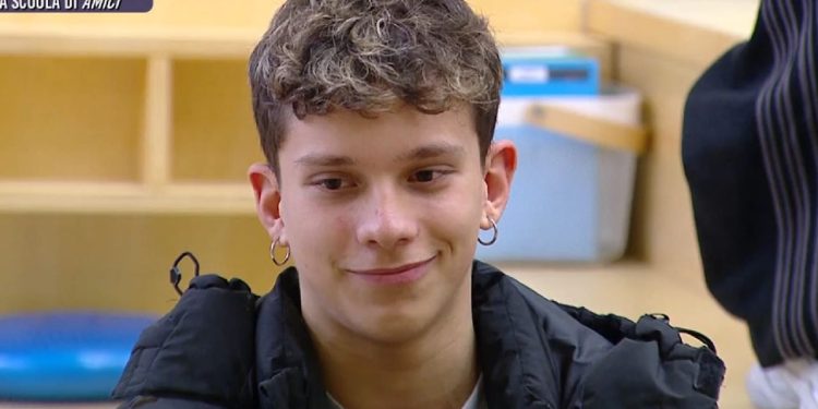 Alessio Di Ponzio ad Amici 24 (Foto: Screen)