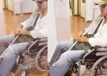 Incidente Gabriel Garko in sedia a rotelle