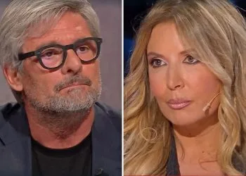 Selvaggia Lucarelli attacca Giuseppe Rinaldi (Collage screen Raiplay)