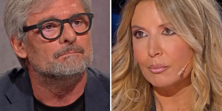 Selvaggia Lucarelli attacca Giuseppe Rinaldi (Collage screen Raiplay)