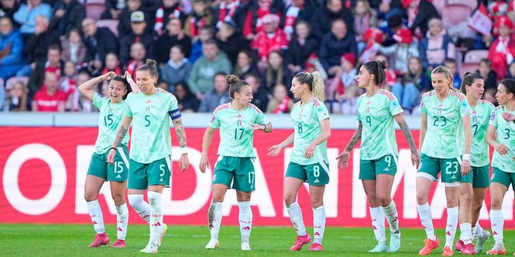 La nostra nazionale femminile di calcio (Foto ANSA)