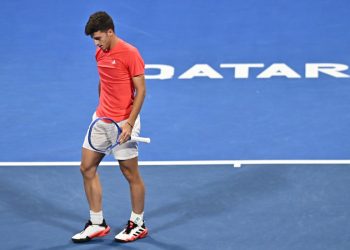 Luca Nardi al Qatar Open (Foto ANSA)