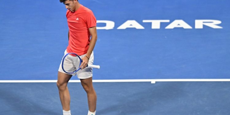 Luca Nardi al Qatar Open (Foto ANSA)