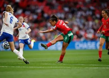 Andreia Norton al tiro con il Portogallo donne (Foto ANSA)