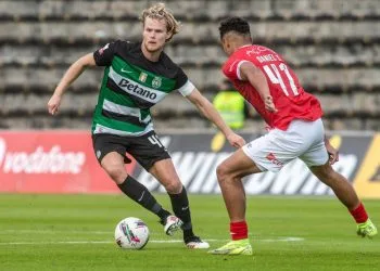 Morte Hjulmand con lo Sporting Lisbona (Foto ANSA)