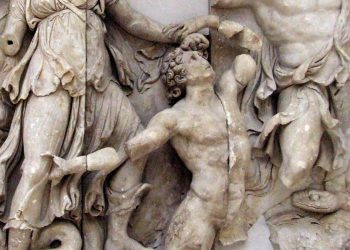 Oceano, Altare di Pergamo (foto Claus Ableiter, Wikipedia, particolare)