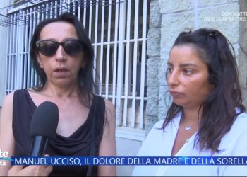 La mamma e la sorella di Manuel Mastrapasqua
