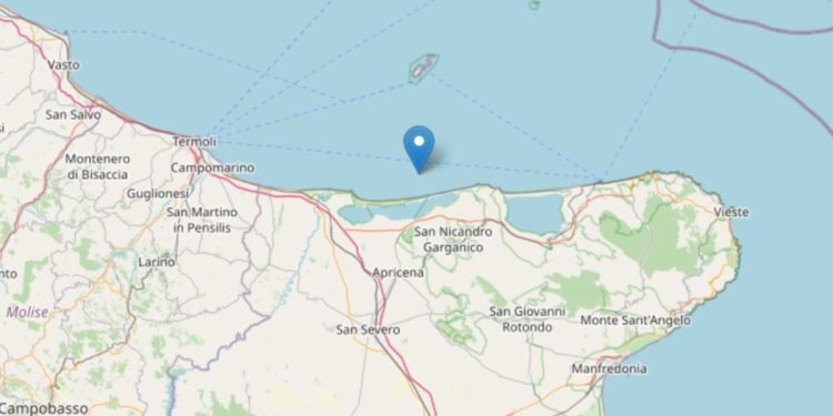 Terremoto oggi Foggia (Foto: Ingv)