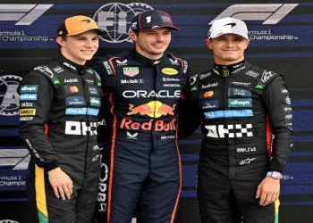 Verstappen Norris Piastri