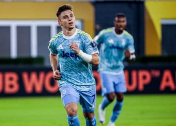 Francisco Conceiçao esulta con la Juventus al Mondiale per Club (Foto ANSA)