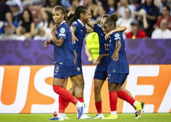 La Francia donne esulta agli Europei (Foto ANSA)