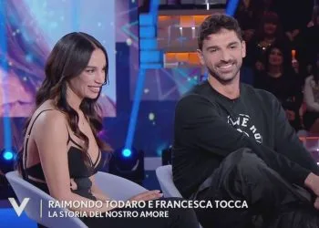 Francesca Tocca e Raimondo Todaro (Foto: screen Mediaset Infinity)