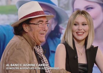 Jasmine Carrisi e Al Bano a Verissimo (Foto: Screen)