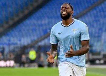 Nuno Tavares con la maglia della Lazio (Foto ANSA)