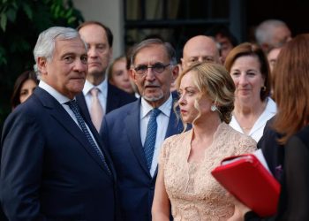 Meloni, La Russa, Tajani alla festa dell'indipendenza USA