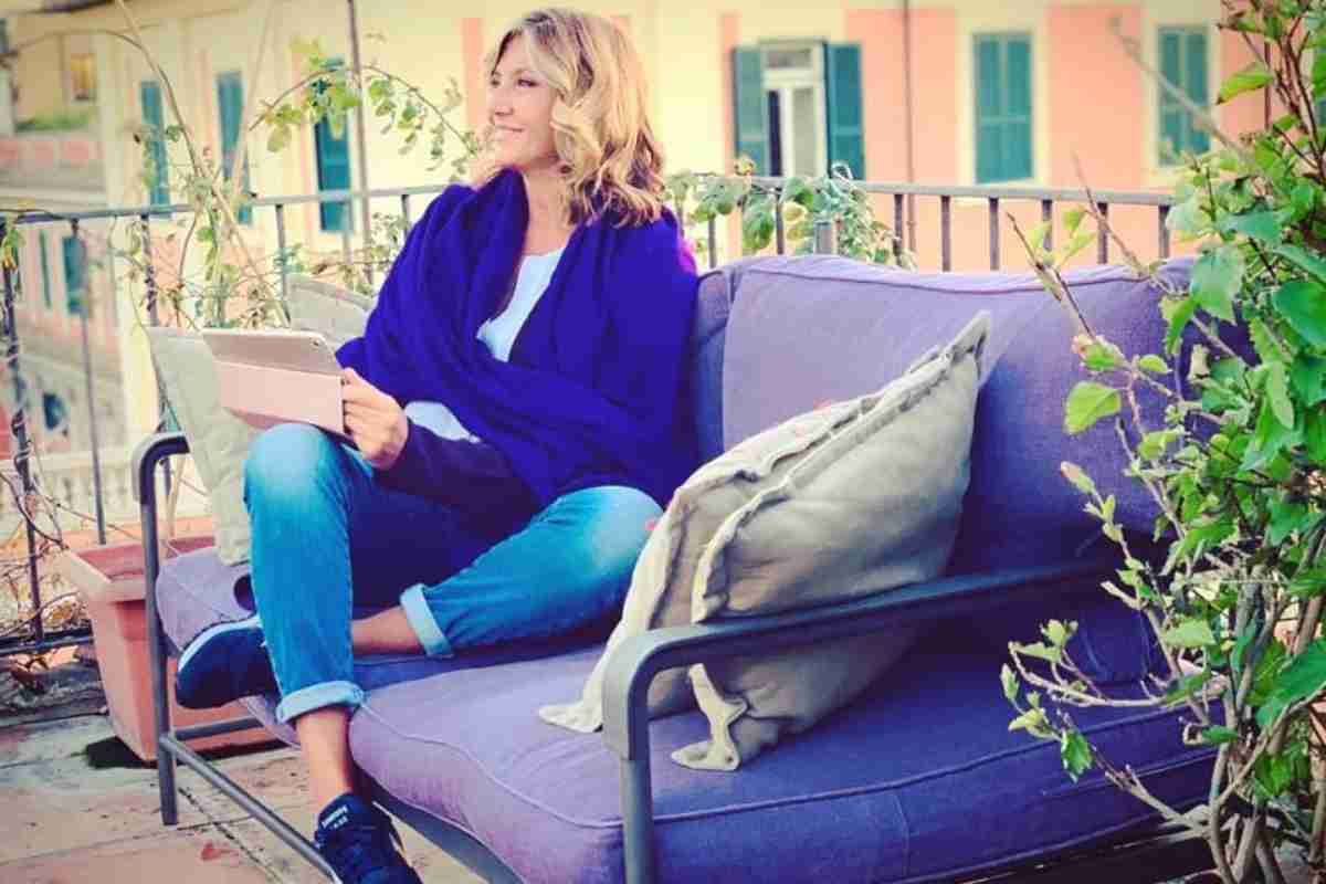 Myrta Merlino, terrazzo casa