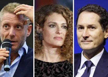 Lapo, Ginevra e John Elkann