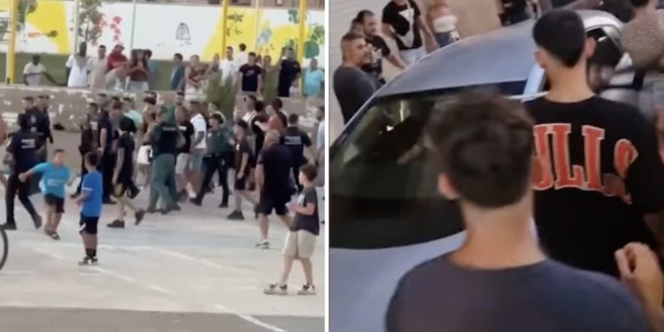 Scontri a Torre Pacheco